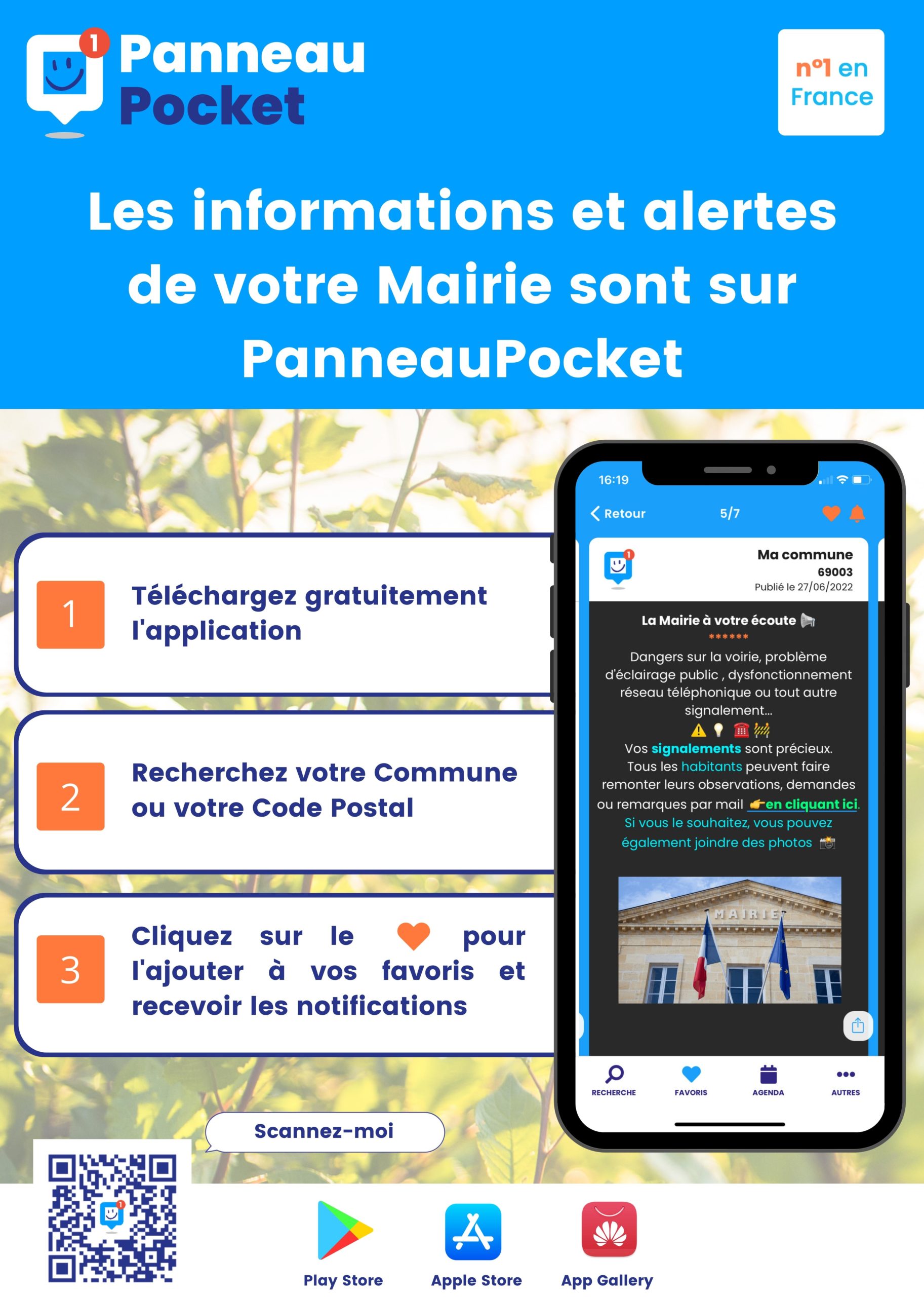 panneau pocket