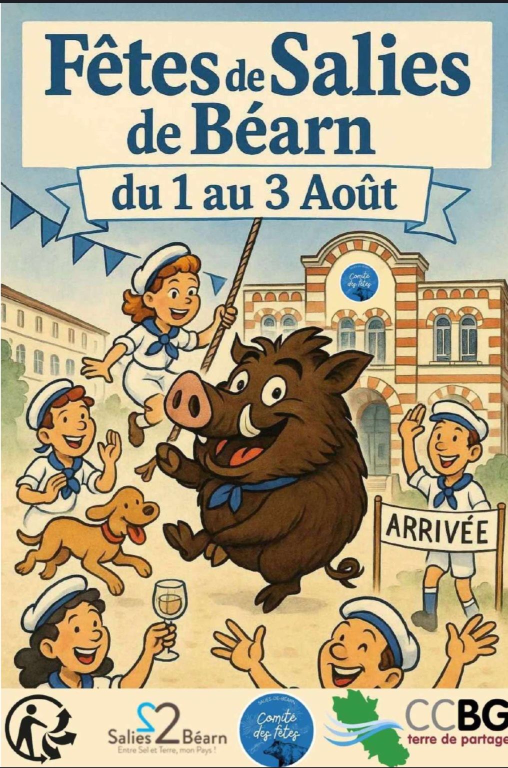 affiche fetes de salies