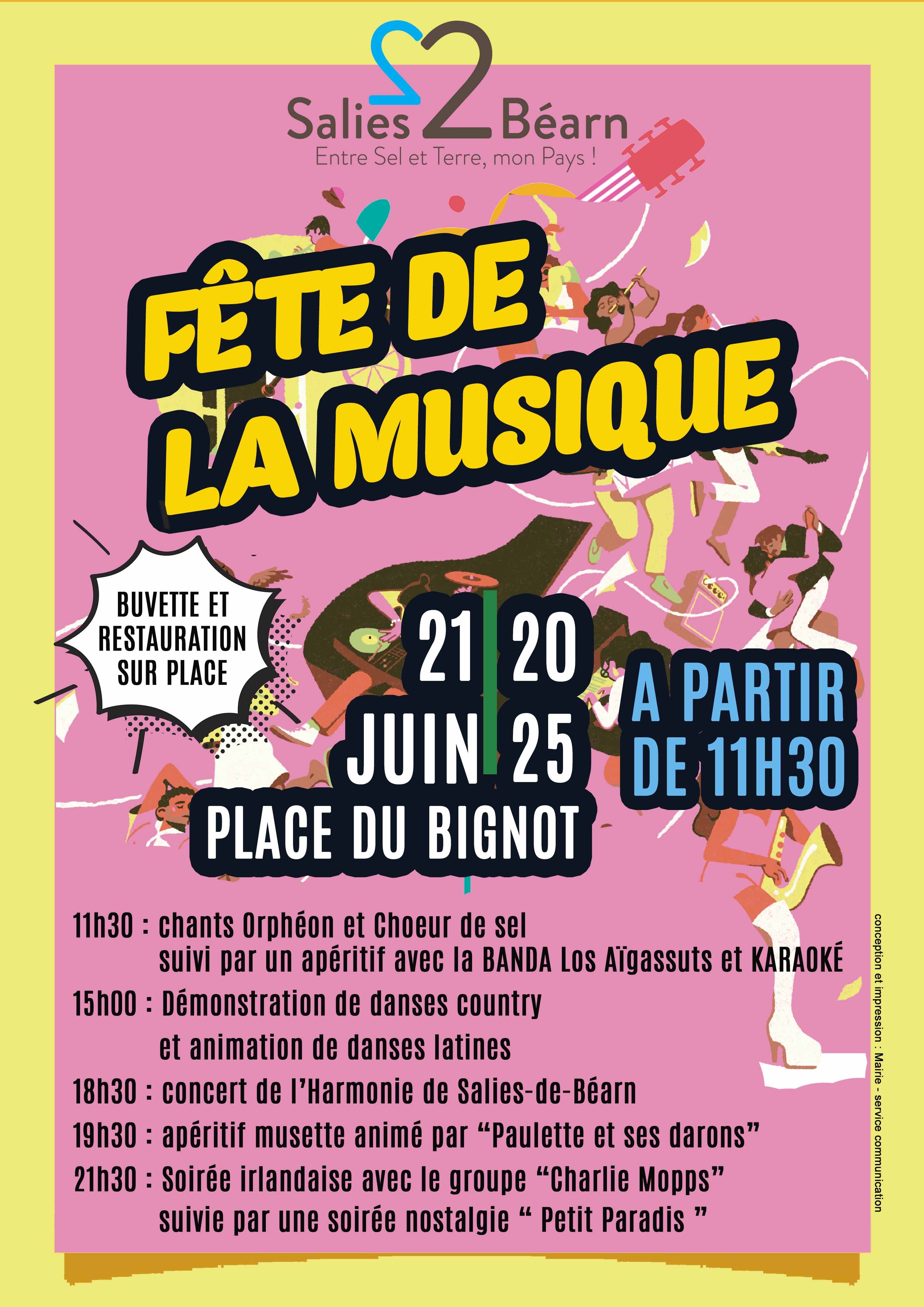 affiche fête de la musique
