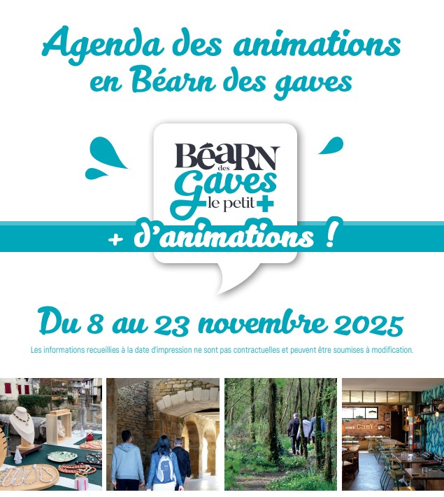 agenda des animations du 6 au 14 septembre 2025