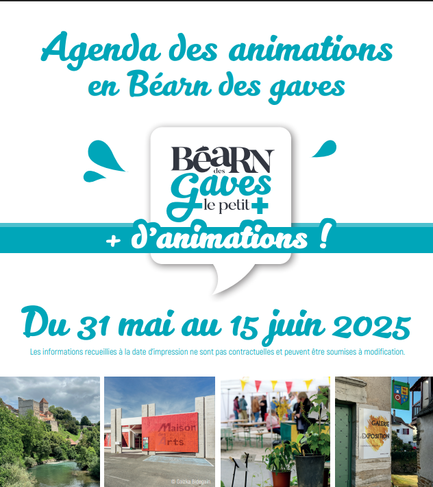 agenda du 11 mai au 2 juin 2024